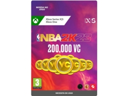 Cartão NBA 2K23 200000 VC (Formato Digital)