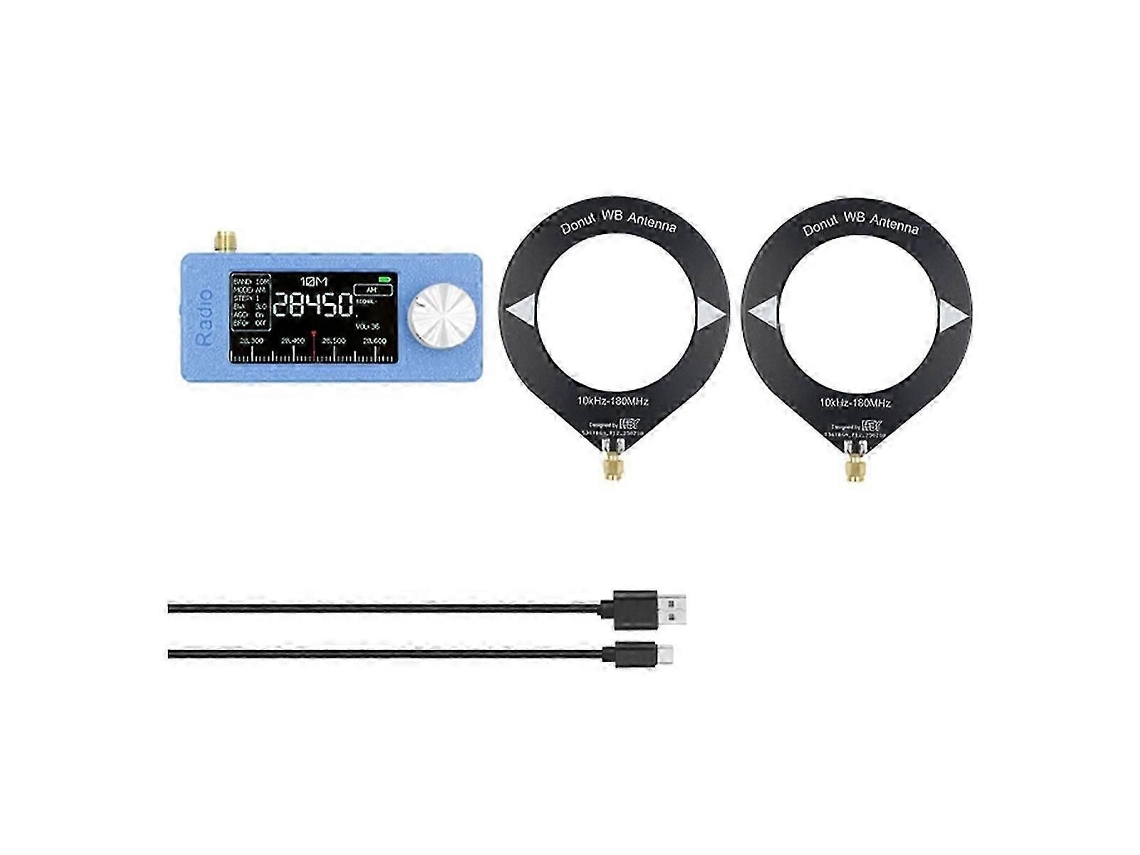 Rádio de banda completa Si4732, antena loop, sensível, GOKOCO