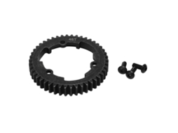Engrenagem De Dentes 46t De Aço Preto Anti-roxo Resistente À Corrosão Para Carros Rc Acessórios Traxxas X Maxx E Revo 2.0