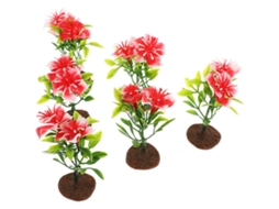Miniaturas de Rododendros, 15 Peças, Plantas Artificiais Pequenas, para Casa e Escritório AQUAFORGE