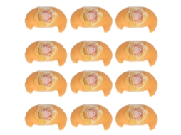 Primerox brinquedo de Apertação de Croissant Simulador Anti estresse Resistente a Rasgos para Crianças e Adultos