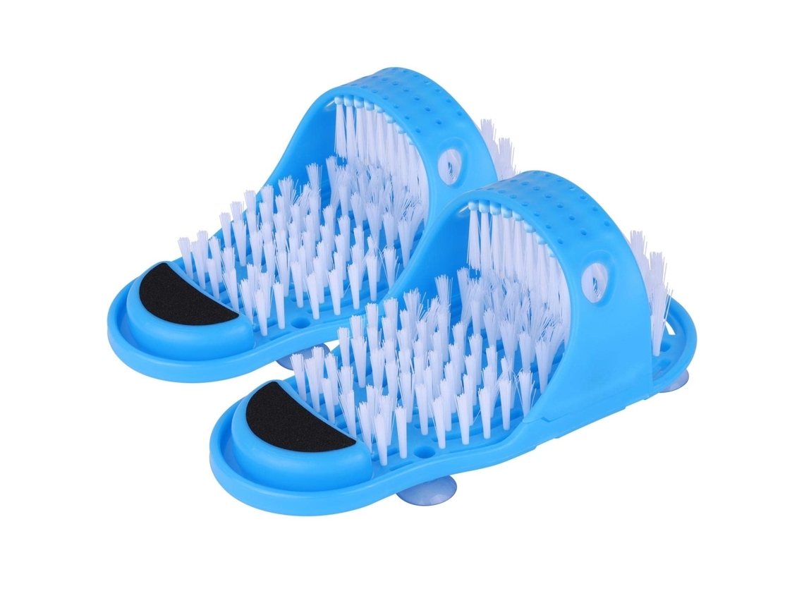 Chinelos De Massagem Com Escova De Limpeza Para Cuidados Com Os Pés*
