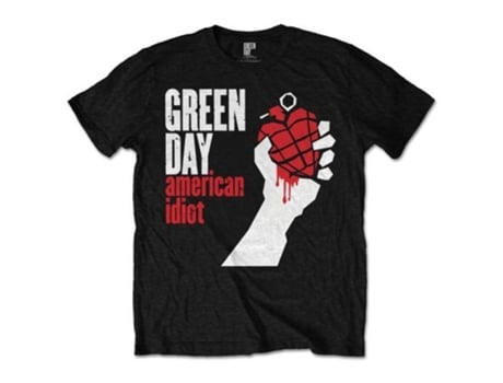 T-shirt GREEN DAY (M - Preto)
