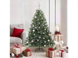 Vidaxl Árvore De Natal Artificial Com 150 Leds Verde 150 Cm Pe E Pvc