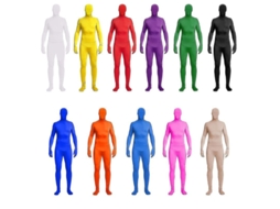 2026 traje de Cuerpo Completo Unisex de Spandex Elástico para Adultos, Disfraz Zentai, Hombre, Talla Desaparecida Hk
