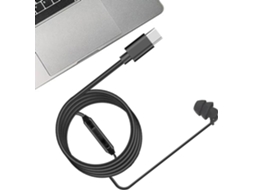 Fone De Ouvido Unilateral, Com Fio E Microfone. Mono.