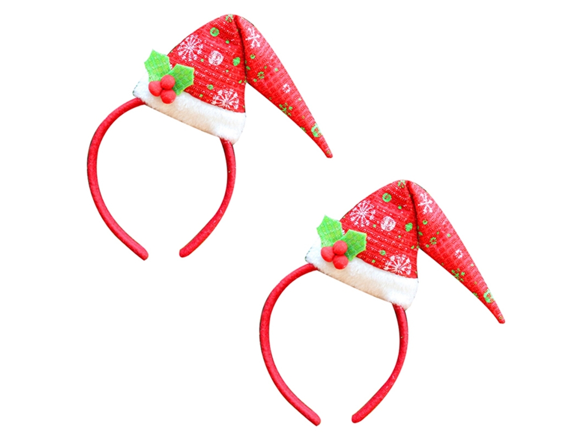 Laxiscreed Conjunto De 2 Faixas Natalinas Para Crianças - Acessórios Festivos Para Meninas