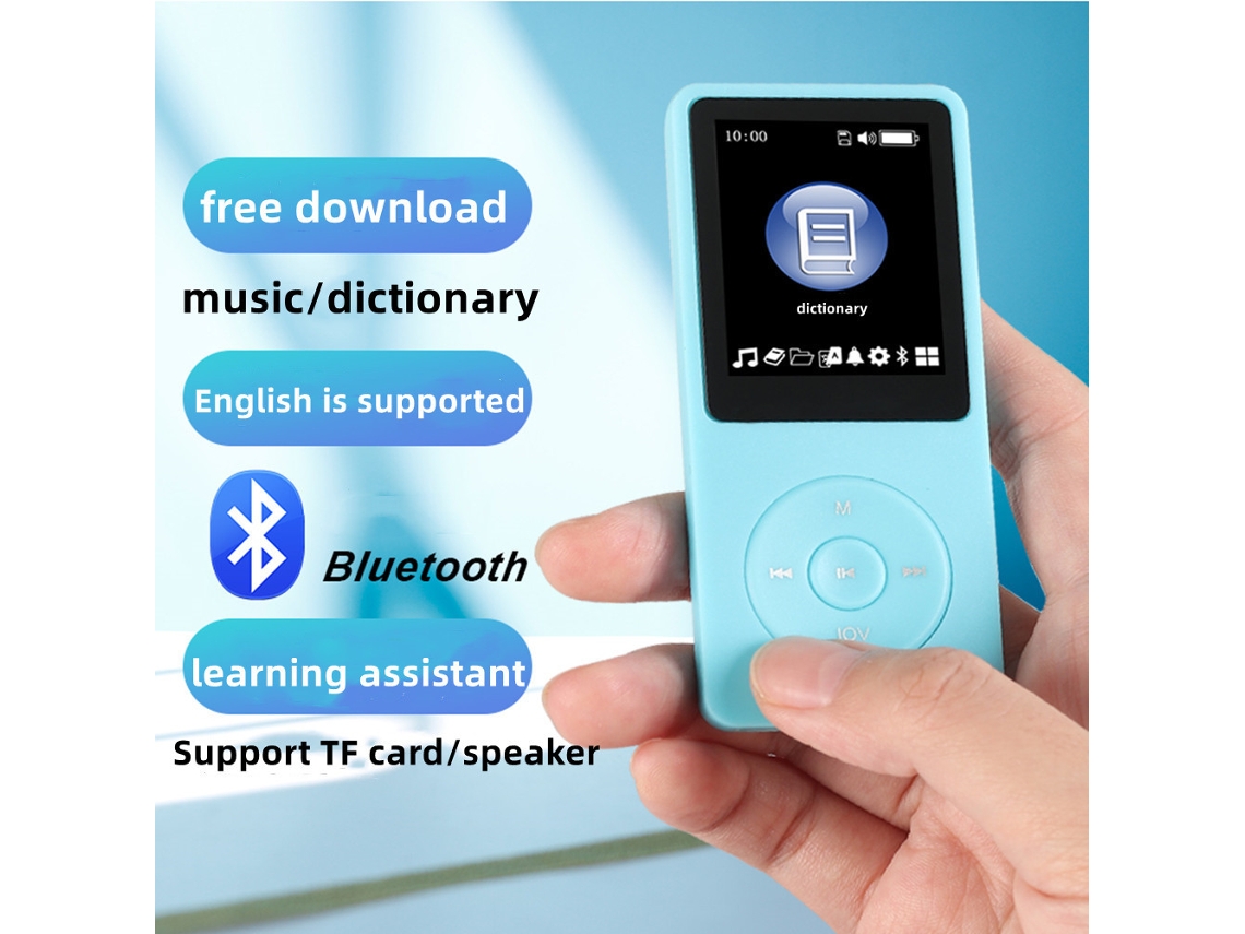 Mp3 Bluetooth 5.0 com Altifalante, cartão até 128gb, gravador, branco HEXINYIGJLY