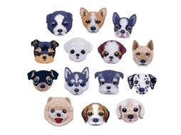14Pcs Adesivos de Pano de Desenho Animado ALLINLESS
