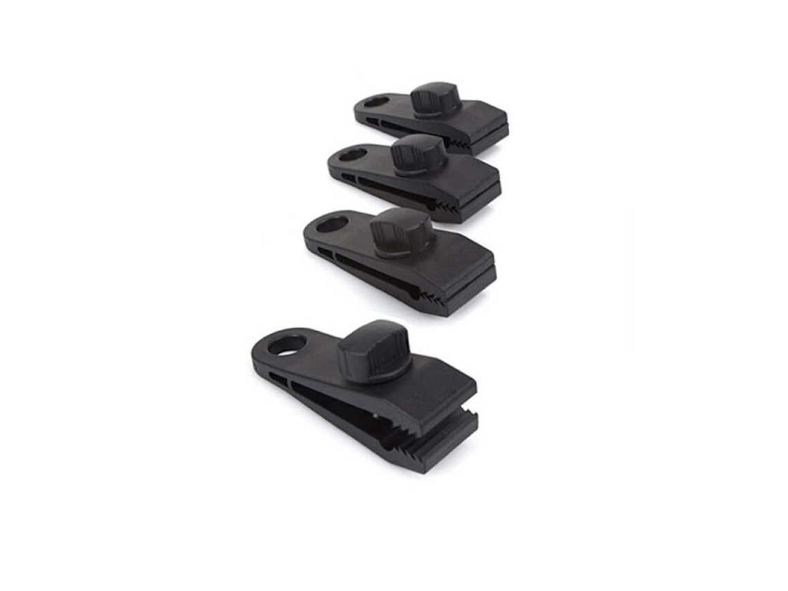 Conjunto de 30 Presilhas AQUAFORGE para corda de barraca, lona e toldo