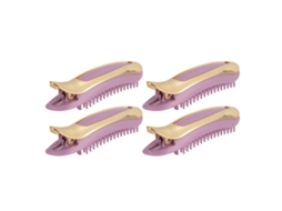 2026 4 Clips de Cabelo Volumizantes Profissionais para Elevar a Raiz Instantaneamente, Cor Roxa, para Mulheres e Meninas
