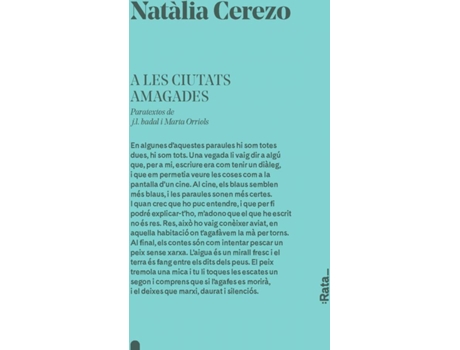 Livro A Les Ciutats Amagades de Natàlia Cerezo (Catalão)