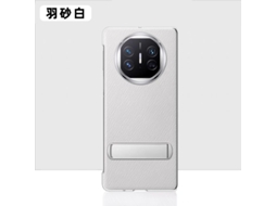 (huawei Mate X5/x3/edição De Colecionador Branca) Capa Com Base Única E Textura Ondulada