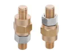 Conjunto De 2 Adaptadores De Parafuso Lateral De Latão De 3/8 Mm Para Bateria De Carro
