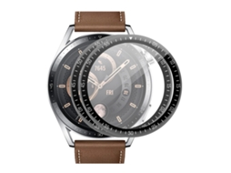 2 peças para huawei watch gt 3 46mm enkay hat-prince cobertura completa 3d curvado macio borda peça + filme protetor de tela pmma hd