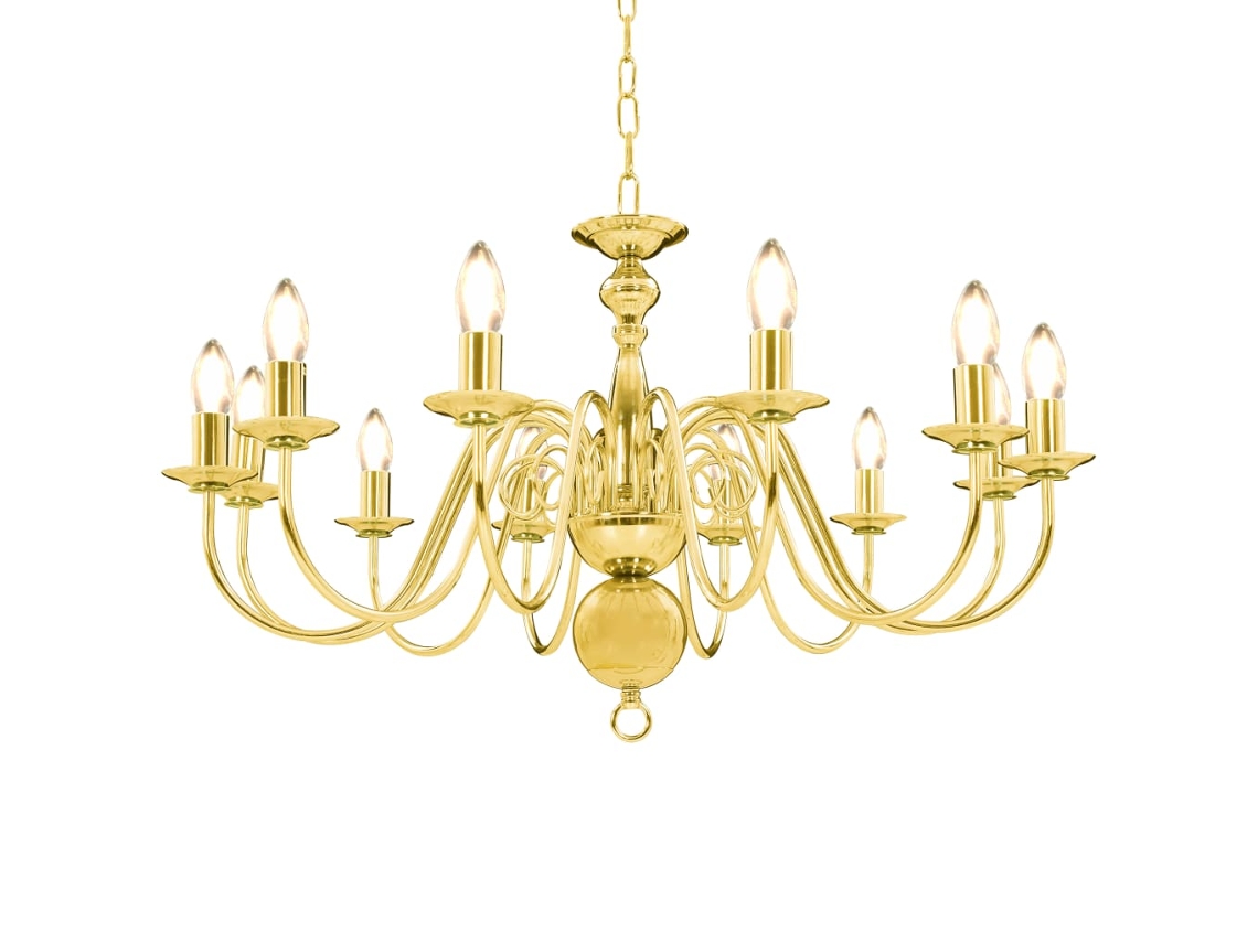 Lustre VIDAXL Gold Metal (80 x 45)
