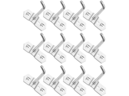 Ganchos De Metal Pendurar Em Painéis Perfurados, 12 Peças, Tamanho 50x6 Mm, Suportes De Ferramentas Resistentes