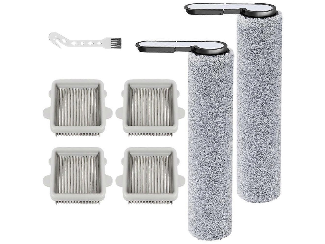 Conjunto De 7 Peças De Acessórios Com Escova Rotativa Para Aspirador De Pó E Água Roborock F25, F25 Ace, F25 Rt E F25 Lt._glo