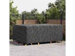 Vidaxl Capa Para Móveis Liso Preto 280 X 204 X 106 Cm 600d