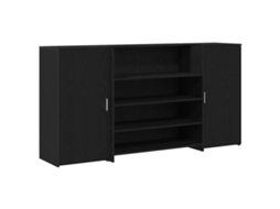 Reception Desk, Reception Desks Vidaxl Preto Madeira Processada (200 X 50 X 103.5 Cm)