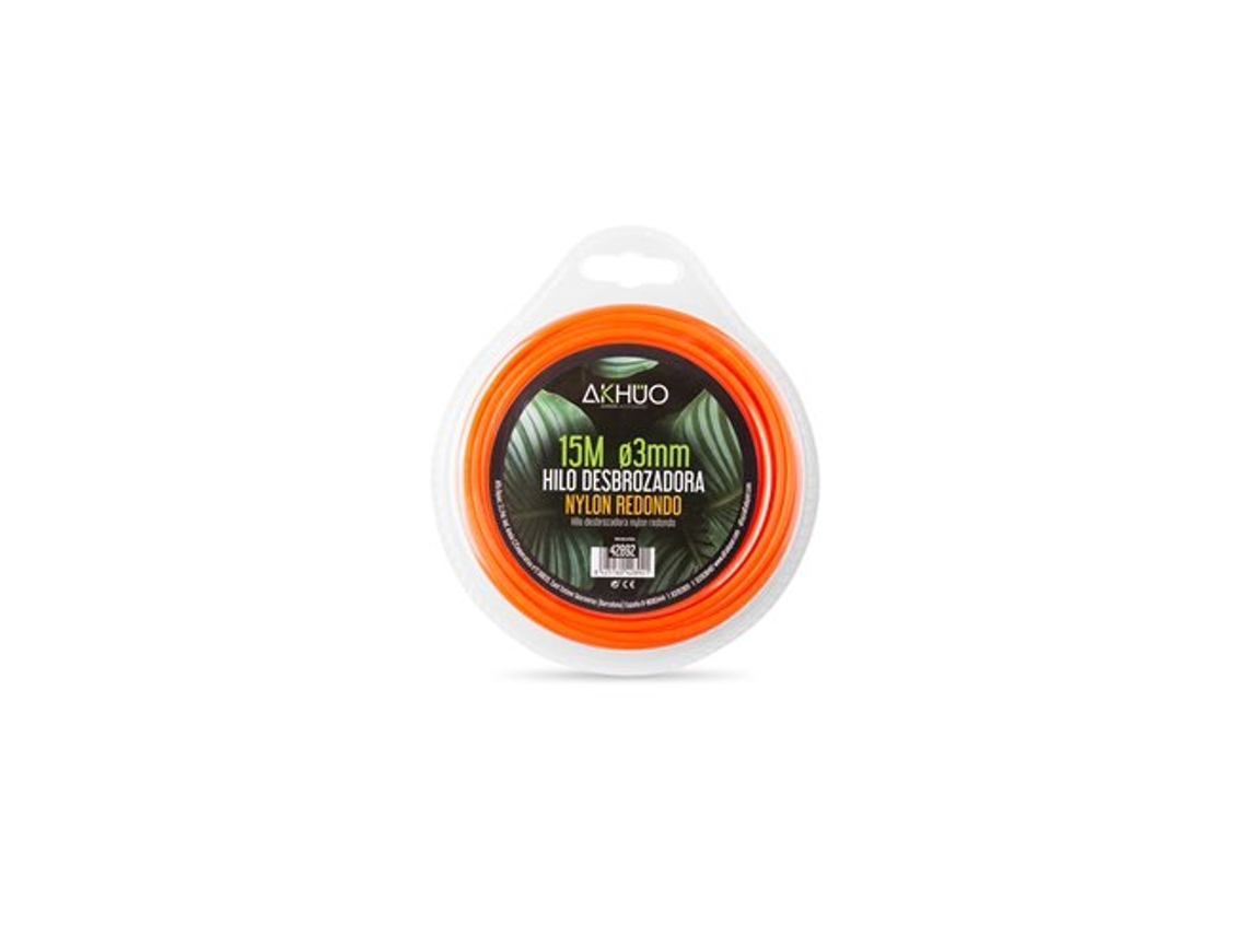 Linha Para Roçadeira De Nylon Akhuo 3,0 Mm 15 M