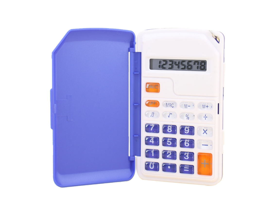 Calculadora Portátil Colorida Com Capa Para Crianças