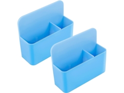 Suportes De Marcadores De Plástico Para Quadro Branco Magnético , Pacote Com 2 Olysi Shop (azul)