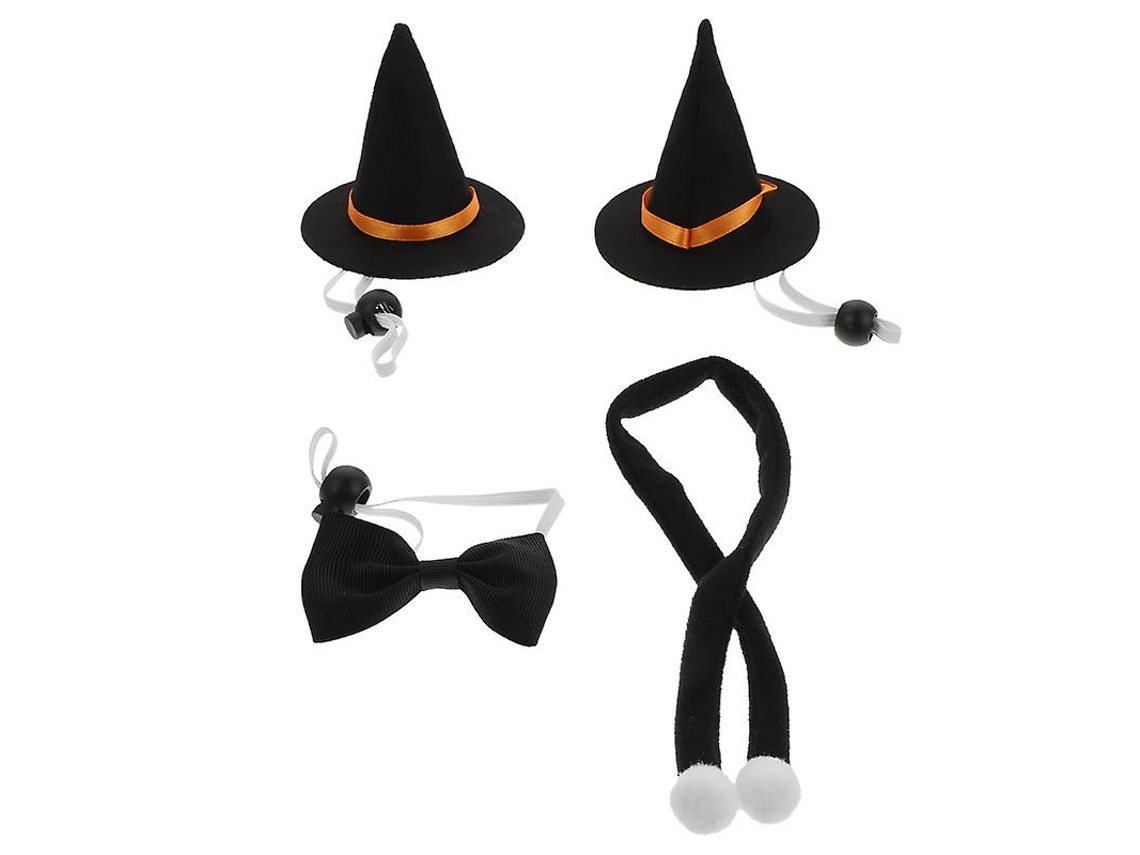 1 Conjunto de Chapéu de Bruxa para Animais de Estimação para Decorações de Halloween ALLINLESS