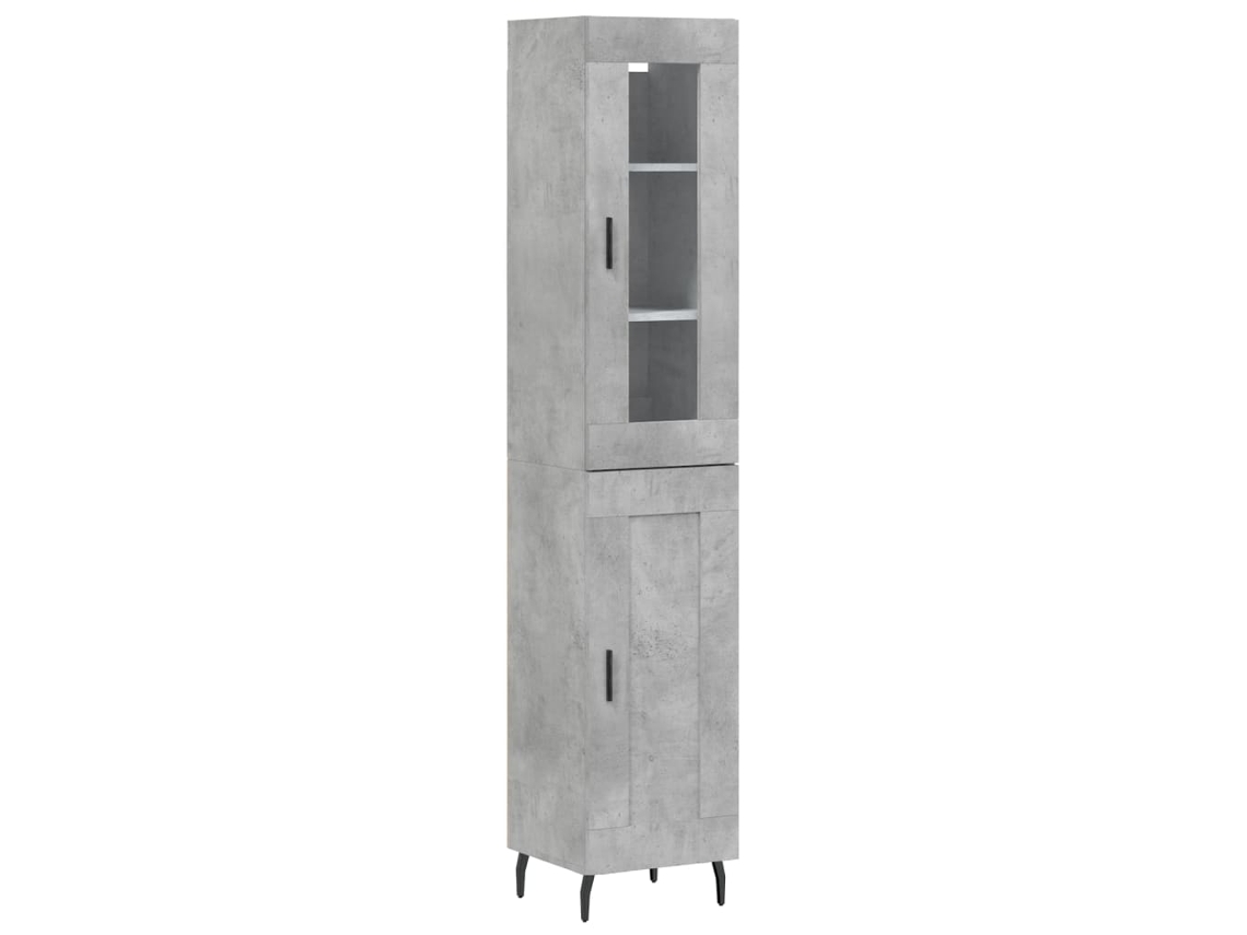 Highboard, Highboards Vidaxl Cinzeto Madeira Processada (n/a)