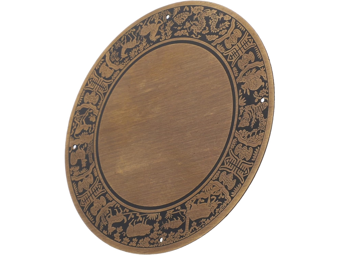 Prato De Latão Veemoon Para Armário, Com Design Do Zodíaco Chinês, Caixa De Madeira, Acessórios Para Mesa De Console