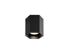 Nettlife Spots Gu10 Plafon Preto Spots De Design Hexagonal Máx. 40 W Para Corredor De Sala De Estar - Sem Lâmpada