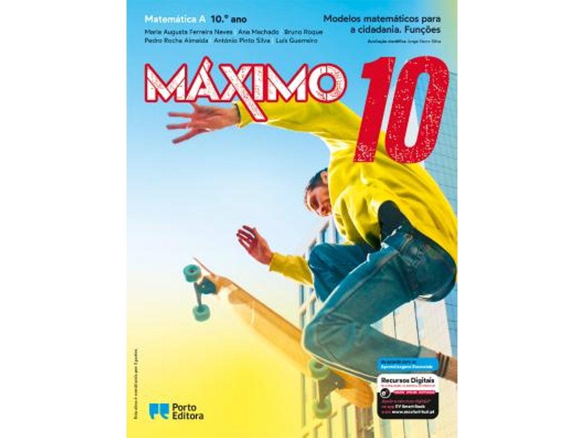Máximo - Matemática A - 10.º Ano Manual 2026