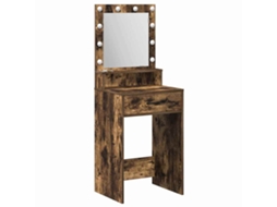 Toucador com gaveta em carvalho defumado 50x41x135 cm MAISON EXCLUSIVE