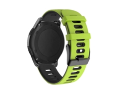Bracelete Pioneer para Garmin Forerunner 55 Verde Claro e Preto