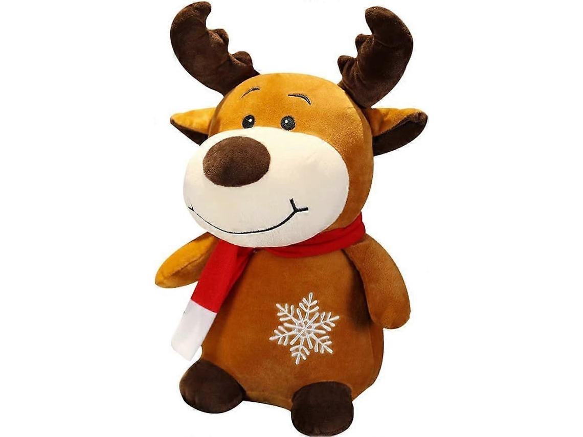 Pelúcia De Natal, Papai Noel Rena Boneco De Neve, Brinquedo De Pelúcia, Presente Para Festa De Natal (rena 9 Polegadas)