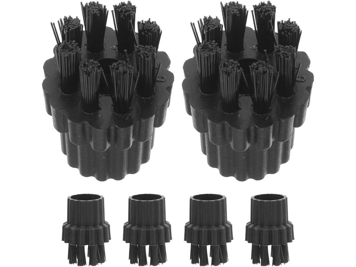 Escovas De Nylon Para Uso Industrial E Doméstico, Conjunto De 6 Cabeças Substituição Plástico, Limpeza Altamente