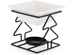 Omni quemador de Aceite Esencial Con Taza de Cerámica Metal Y Ceramica Multifuncional para Decoración Hogar