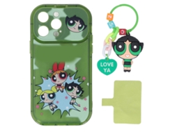 Capa LAXISCREED Powerpuff Girls Anti Impacto com Espelho