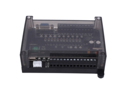 Módulo PLC de Controle Industrial FX1N‑24MT com Retardo Regulador 24V CC