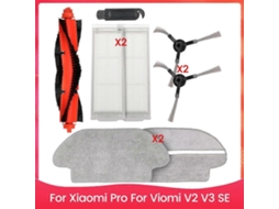 Kit De Acessórios Para Aspirador Robô Mop Pro, V2 V3 Se: Escova Lateral Principal, Filtros Hepa, Panos De Limpeza E Muito Mais._ptg