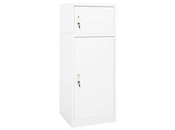 Saddle Cabinet, Saddle Cabinets Vidaxl Branco Aço (53 X 53 X 140 Cm)