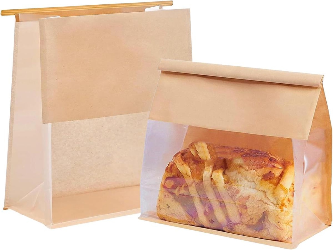 Lurelia Sacos De Papel, 30 Unidades, Papel Kraft, 13 Cm, Para Alimentos E Snacks