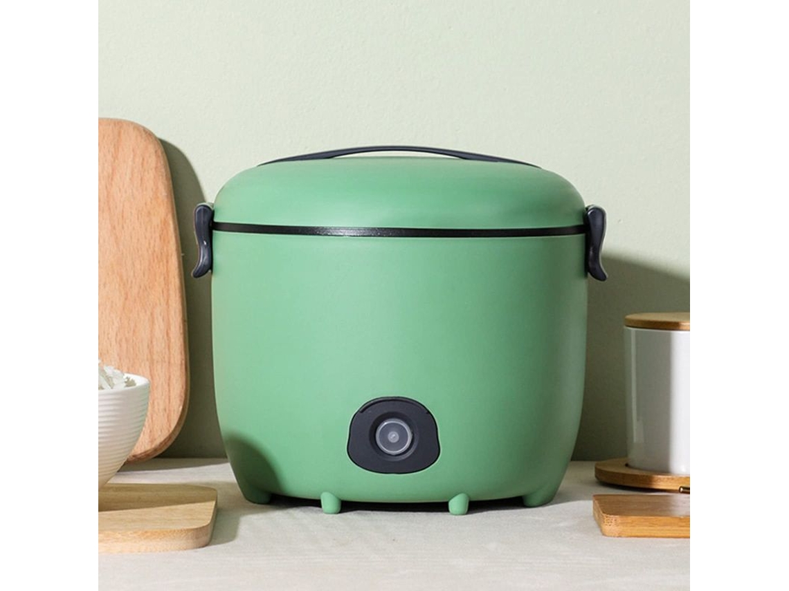 2026-olla Arrocera Mini Con Olla Desmontable Antiadherente Y Función Mantén Caliente Para 1-3 Personas, Verde