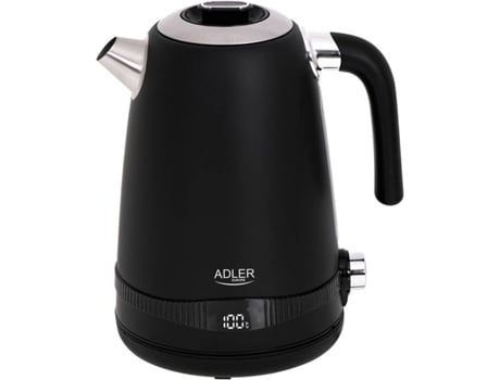 Kettle 1.7l With Temp. Regular Black Ad 1295b