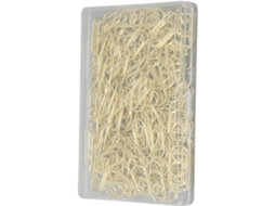 Conjunto de alfinetes em formato de coração para organização de mesa, escola e família, caixa com 150 peças, ideal para o dia a dia.