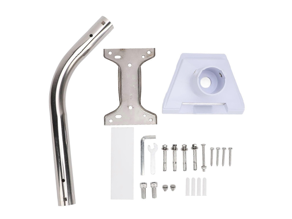 Kit De Montagem De Satélite Branco Asa Aço Inoxidável À Prova De Intempéries 88° Ajustável Satélite Longo Montagem Na Parede Yunzii