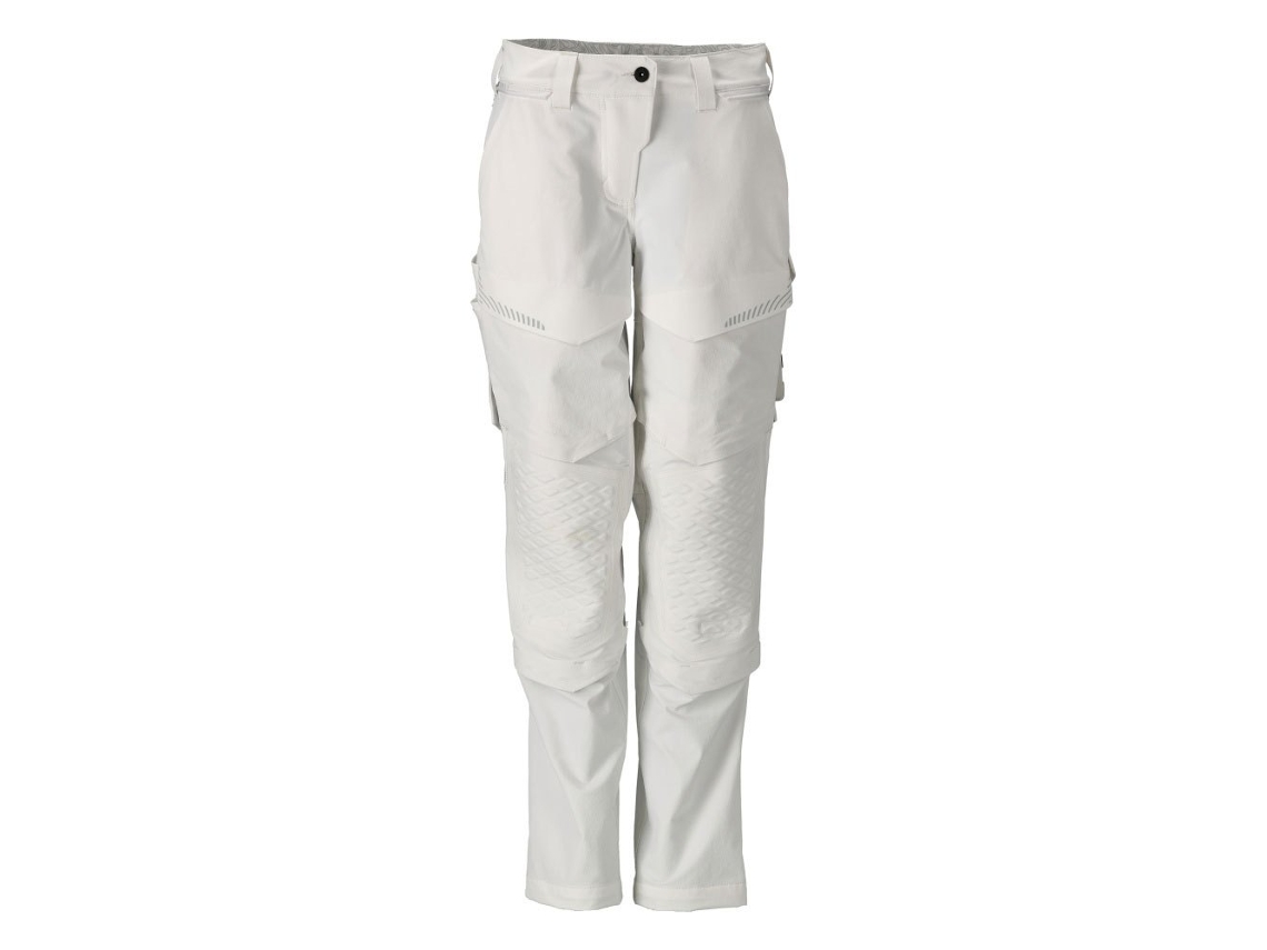 Calças Grandes Com Bolsos Para Joelheiras Customized 22078 Branco 38 / 30 MASCOT