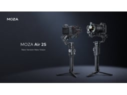 Gimbal MOZA Air 2S + Premium Bag (Bluetooth - Autonomia: 20 Horas - Preto)