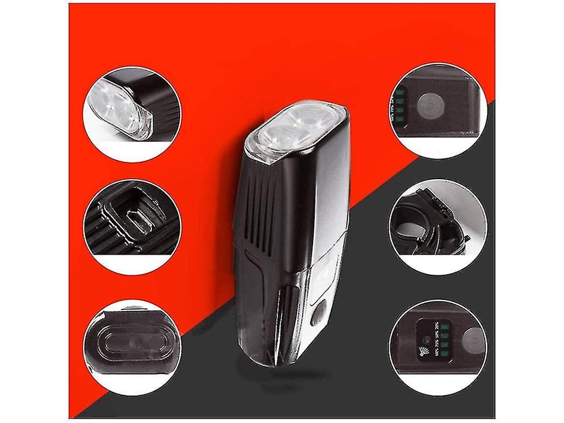 Conjunto de Luz de Bicicleta VEANXIN Preto
