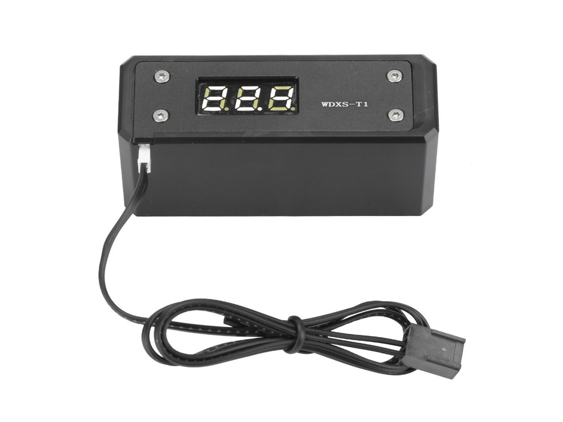 Termômetro Digital De Resfriamento Por Água G1/4 Painel Preto Display Branco Monitor De Temperatura